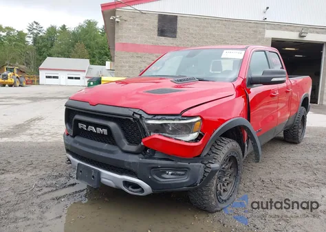 2019 Ram 1500 Rebel 4X4 6'4 Box из США, поврежденный, VIN 1C6SRFET3KN831977